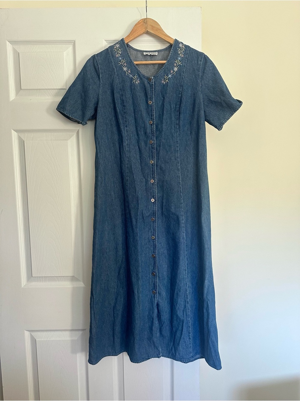 Vintage D’allaird 100% cotton denim dress | Size 10